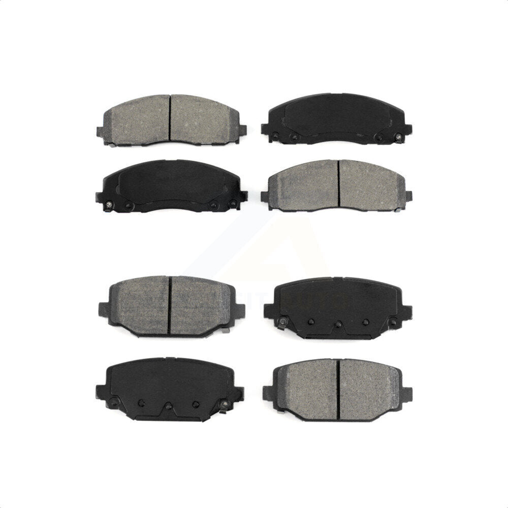 Front Rear Semi-Metallic Brake Pads Kit For Dodge Grand Caravan Journey Chrysler Town & Country Ram C/V Volkswagen Routan KSM-100195