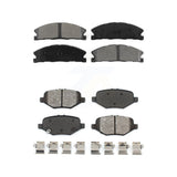 Front Rear Semi-Metallic Brake Pads Kit For Ford Explorer Taurus Flex Police Interceptor Sedan Lincoln MKS Special Service KSM-100198