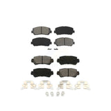 Front Rear Semi-Metallic Brake Pads Kit For Mazda CX-5 KSM-100199