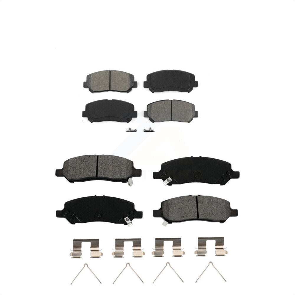 Front Rear Semi-Metallic Brake Pads Kit For 2013-2016 Dodge Dart KSM-100200