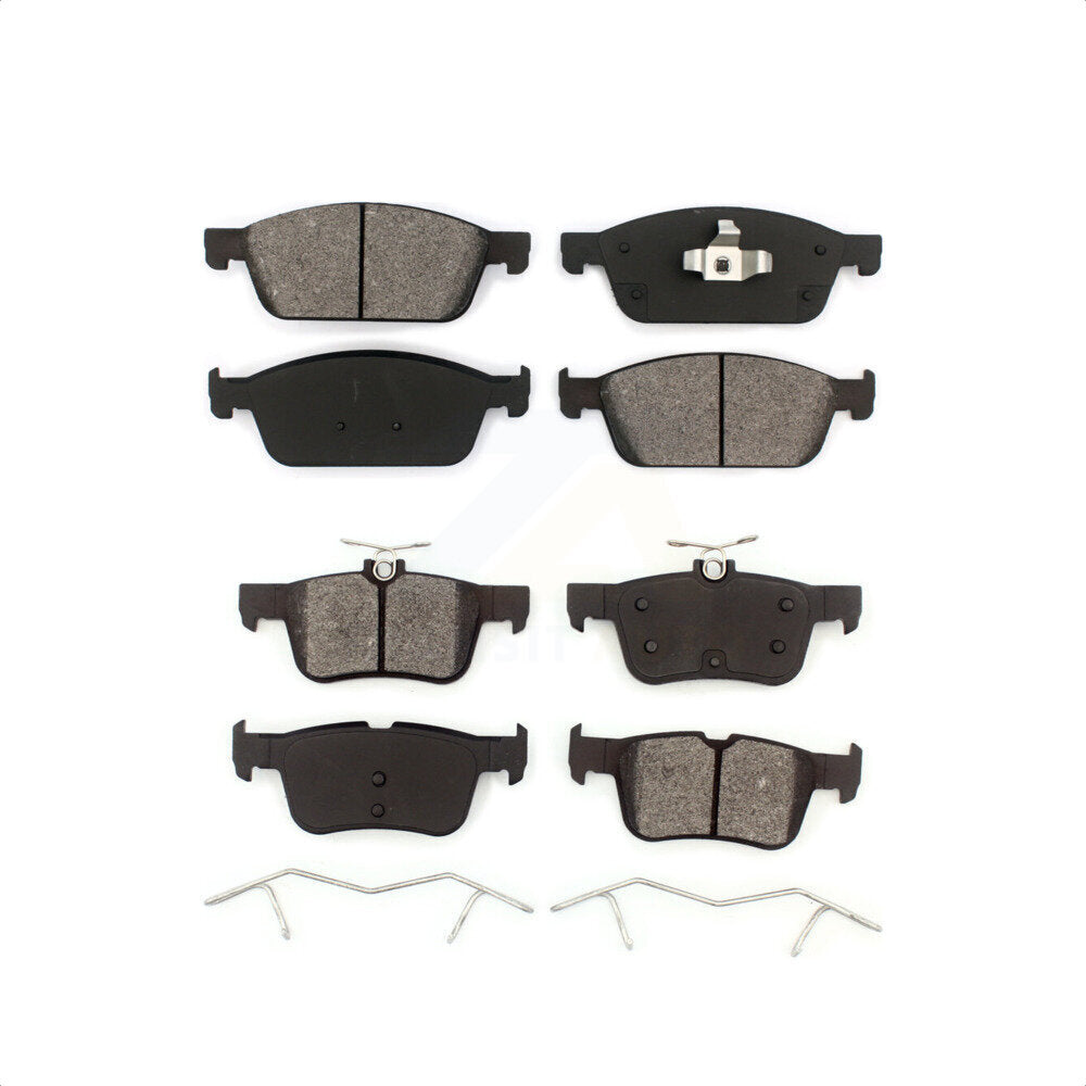 Front Rear Semi-Metallic Brake Pads Kit For Ford Escape Lincoln MKC KSM-100206