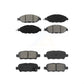 Front Rear Semi-Metallic Brake Pads Kit For Nissan Pathfinder Murano INFINITI QX60 JX35 KSM-100207