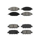 Front Rear Semi-Metallic Brake Pads Kit For Nissan Pathfinder Murano INFINITI QX60 JX35 KSM-100207