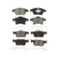 Front Rear Semi-Metallic Brake Pads Kit For Ford Fusion Lincoln MKZ Police Responder Hybrid SSV Plug-In KSM-100209