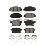 Front Rear Semi-Metallic Brake Pads Kit For Honda Accord KSM-100210