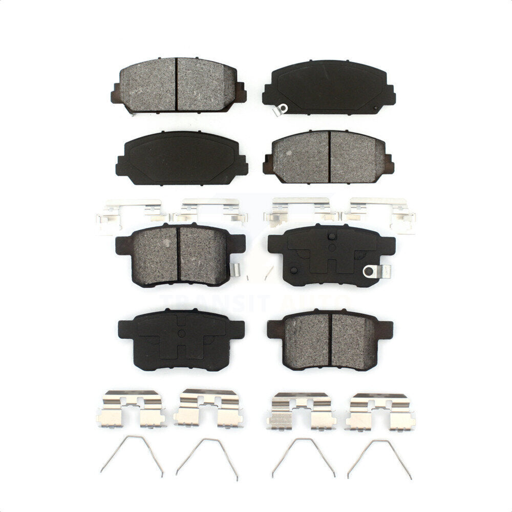 Front Rear Semi-Metallic Brake Pads Kit For Honda Accord KSM-100213