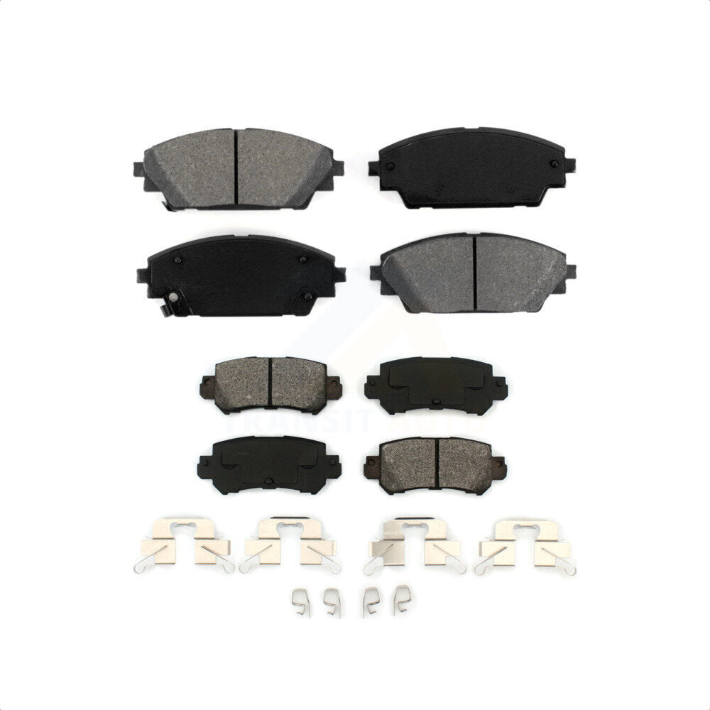 Front Rear Semi-Metallic Brake Pads Kit For 2016-2018 Mazda CX-3 KSM-100217