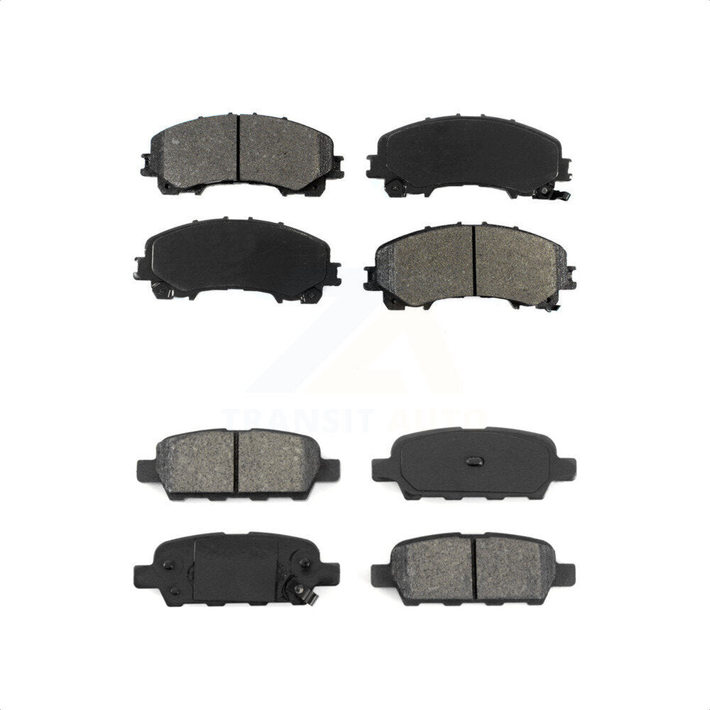 Front Rear Semi-Metallic Brake Pads Kit For Nissan Rogue INFINITI Q50 QX50 Q60 KSM-100219
