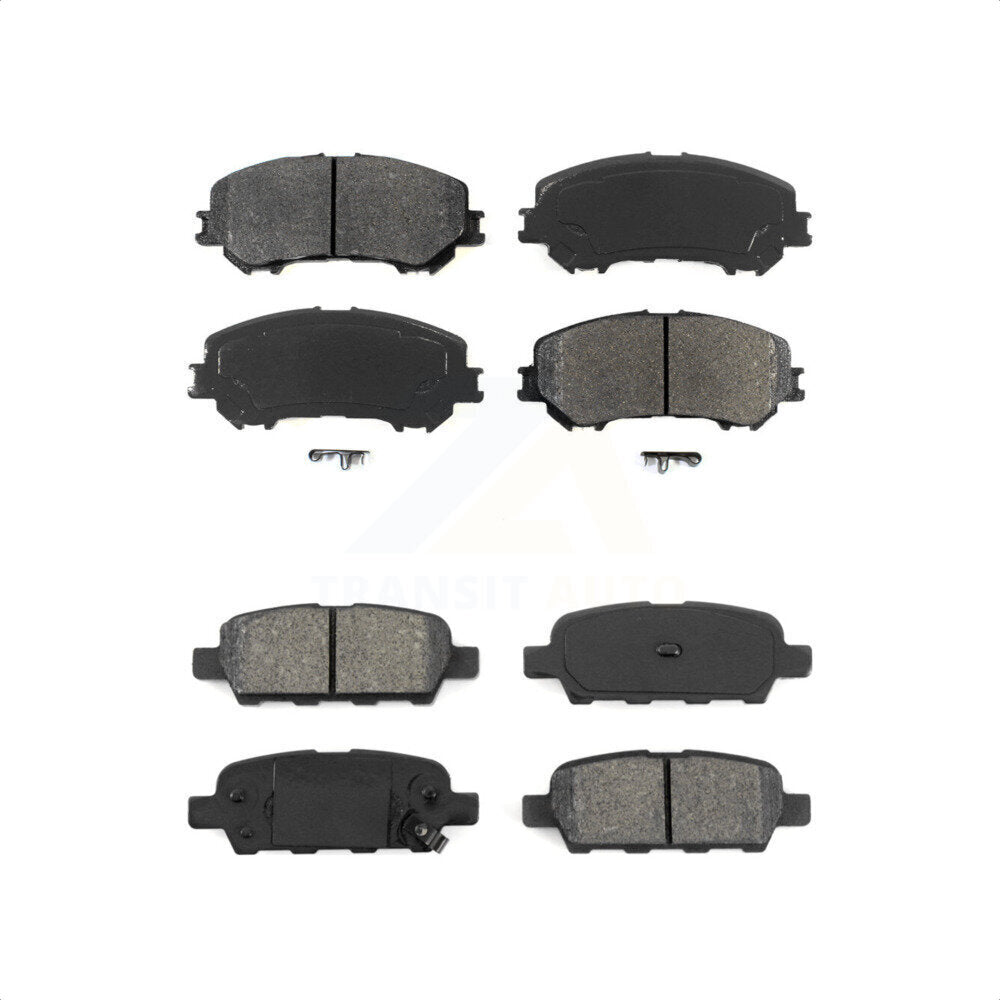 Front Rear Semi-Metallic Brake Pads Kit For Nissan Rogue Sport Qashqai KSM-100220
