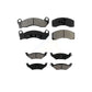 Front Rear Semi-Metallic Brake Pads Kit For Lincoln Town Car Ford Mercury Grand Marquis Crown Victoria LTD Colony Park KSM-100226