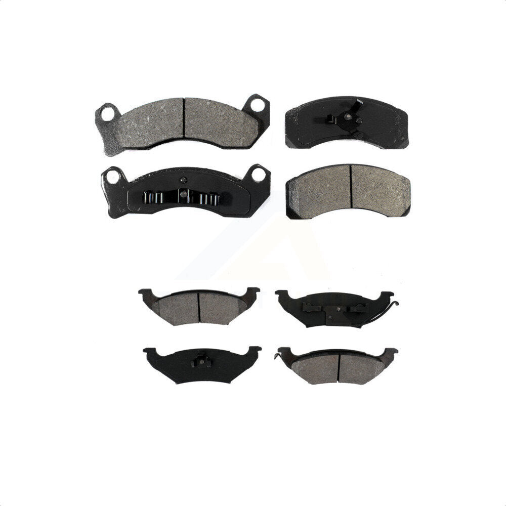 Front Rear Semi-Metallic Brake Pads Kit For Lincoln Town Car Ford Mercury Grand Marquis Crown Victoria LTD Colony Park KSM-100226