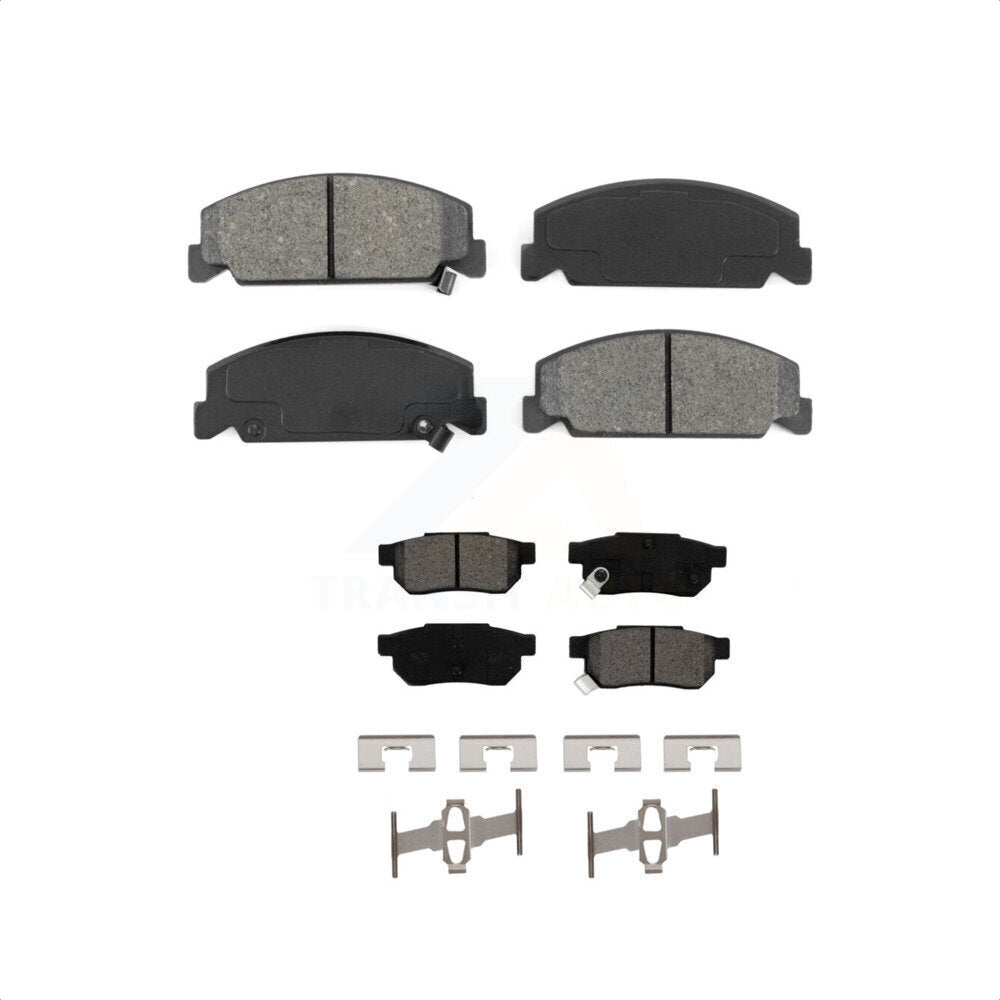 Front Rear Semi-Metallic Brake Pads Kit For Honda Civic del Sol KSM-100228