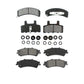 Front Rear Semi-Metallic Brake Pads Kit For GMC Yukon Cadillac 60 Special KSM-100236