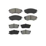 Front Rear Semi-Metallic Brake Pads Kit For Nissan Sentra Infiniti G20 INFINITI KSM-100243