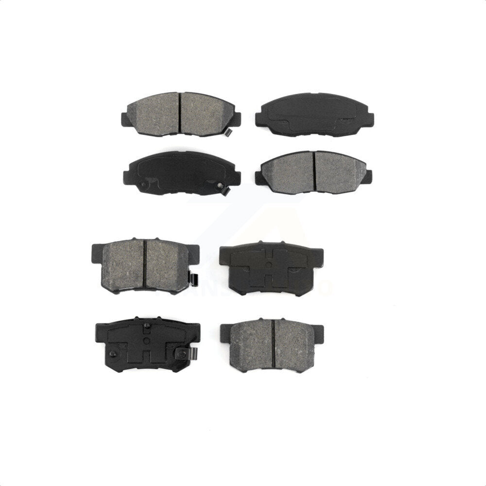 Front Rear Semi-Metallic Brake Pads Kit For Honda Accord Acura CL KSM-100244