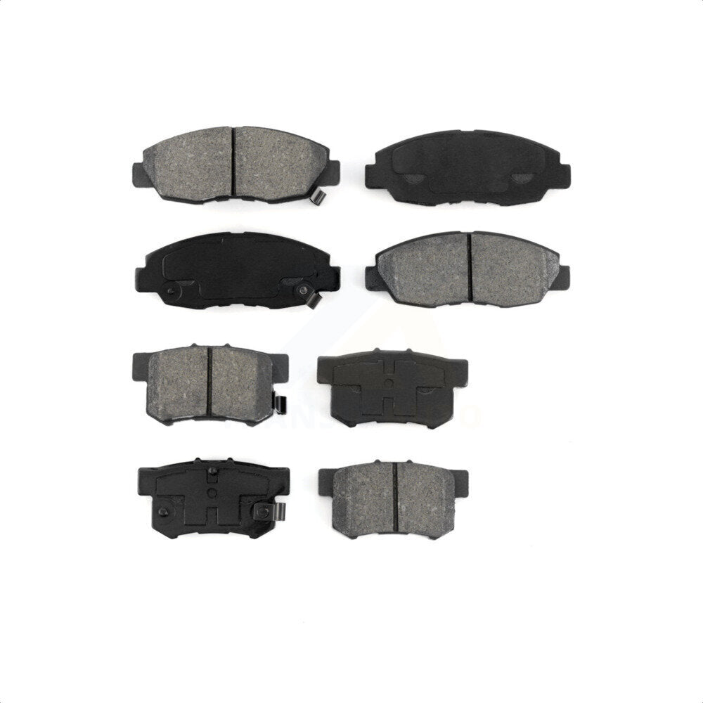 Front Rear Semi-Metallic Brake Pads Kit For Honda Civic Accord Acura EL KSM-100246