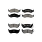 Front Rear Semi-Metallic Brake Pads Kit For Jeep Wrangler TJ KSM-100252