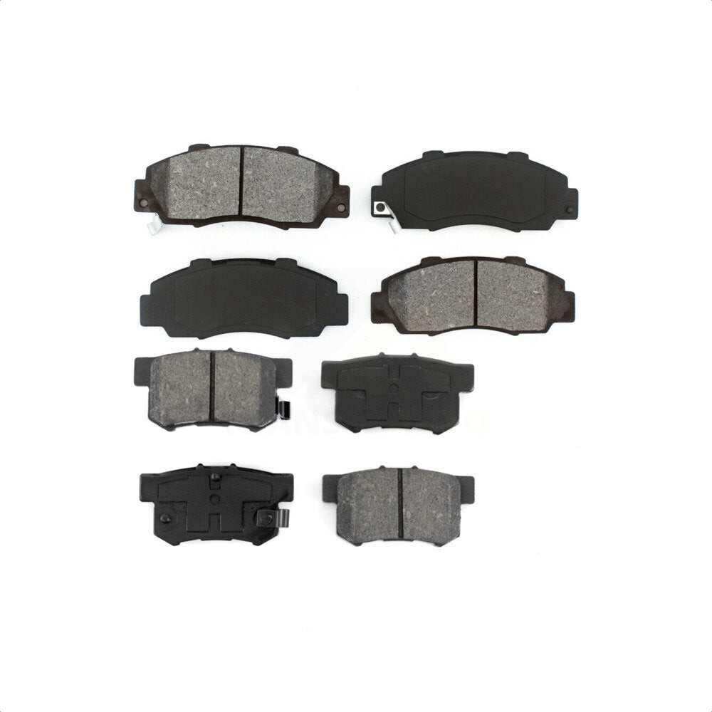 Front Rear Semi-Metallic Brake Pads Kit For Honda Accord Acura Integra Prelude Odyssey CL Legend TL RL Vigor Isuzu Oasis KSM-100253