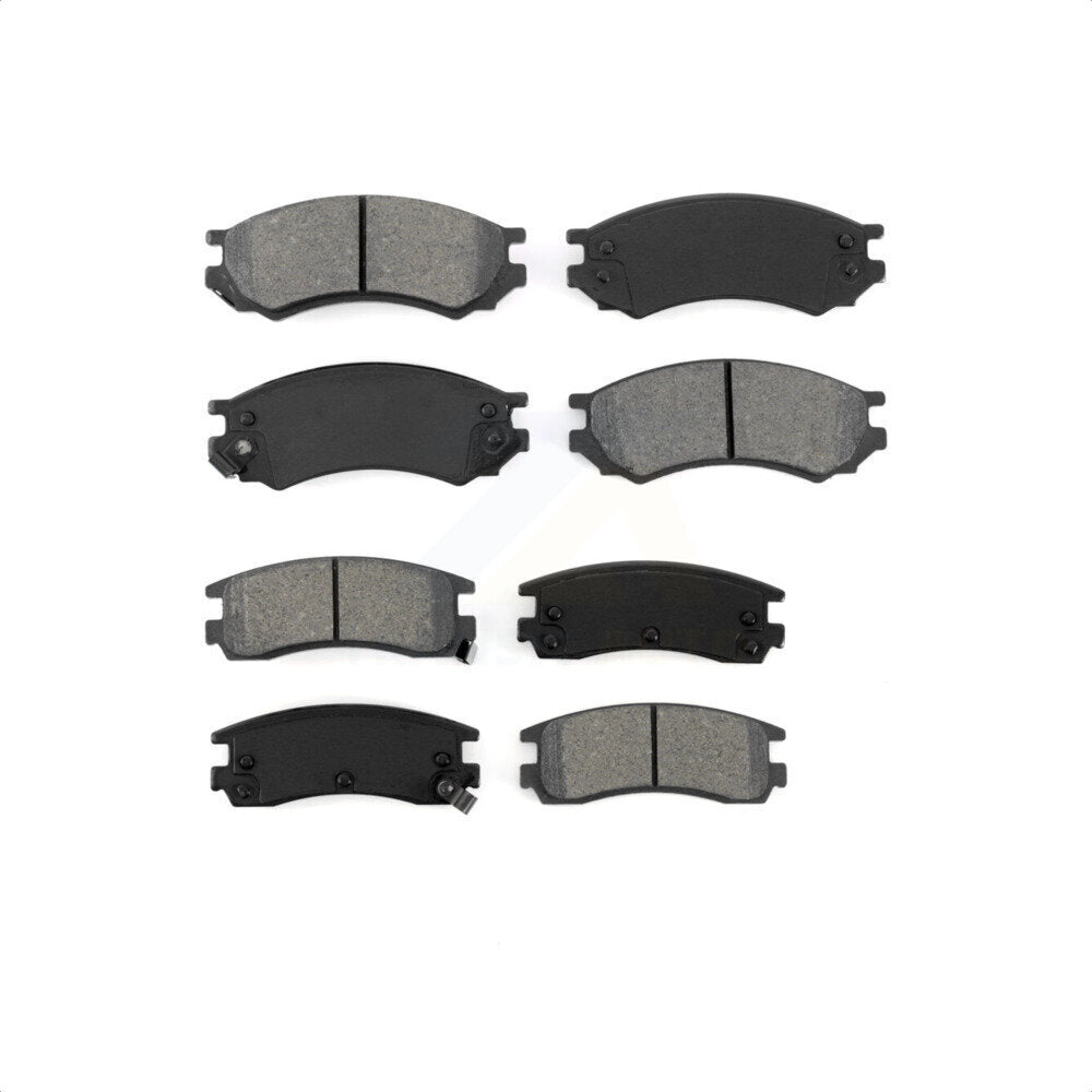 Front Rear Semi-Metallic Brake Pads Kit For Saturn SL2 SL1 SC2 SC1 SW2 SL SW1 SC KSM-100255
