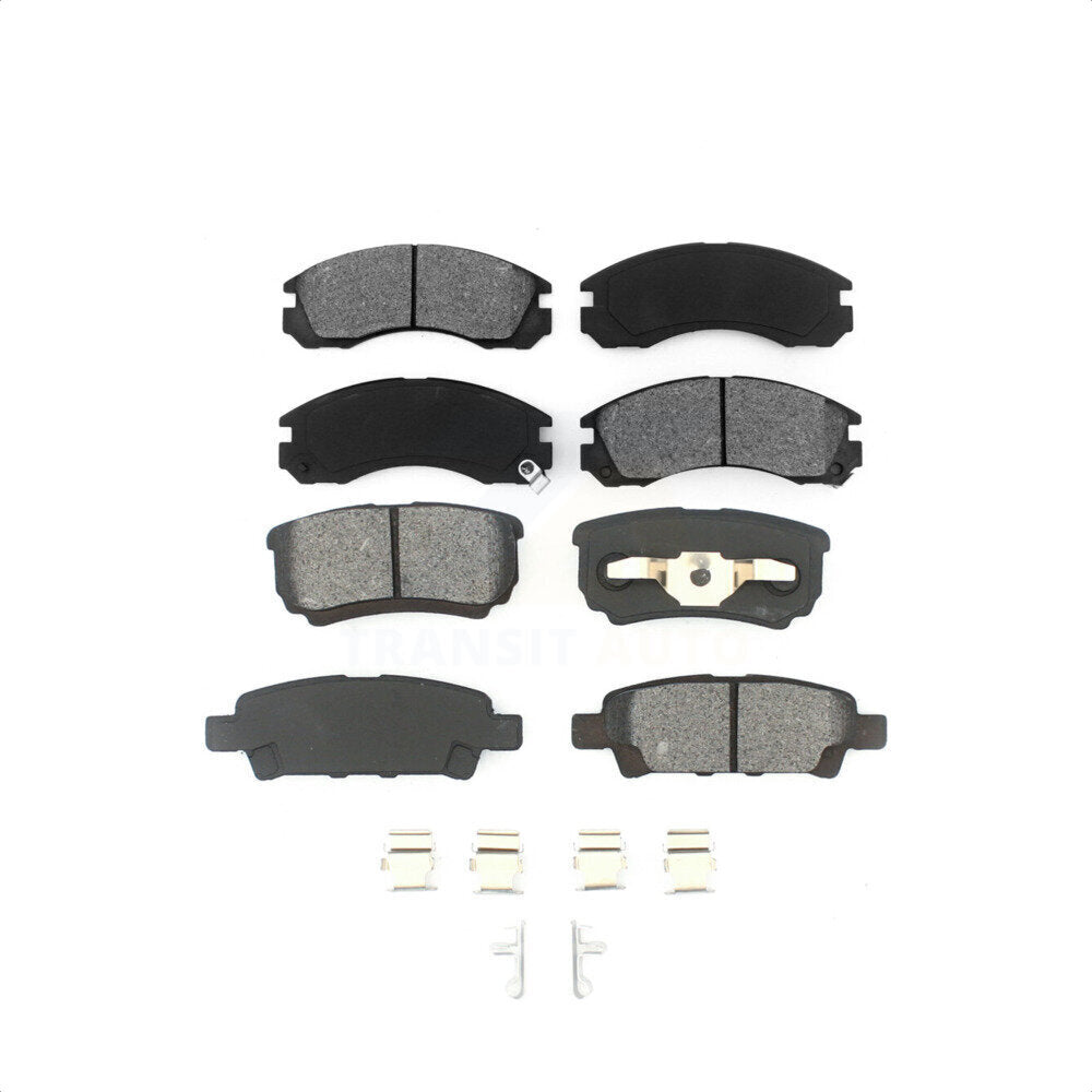 Front Rear Semi-Metallic Brake Pads Kit For 2005-2006 Mitsubishi Outlander KSM-100261