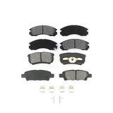 Front Rear Semi-Metallic Brake Pads Kit For 2005-2006 Mitsubishi Outlander KSM-100261