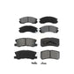 Front Rear Semi-Metallic Brake Pads Kit For Mitsubishi Lancer KSM-100263