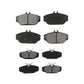 Front Rear Semi-Metallic Brake Pads Kit For Ford Taurus Mercury Sable Lincoln Continental KSM-100272