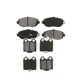 Front Rear Semi-Metallic Brake Pads Kit For Lexus GS300 SC430 IS300 GS400 GS430 KSM-100277