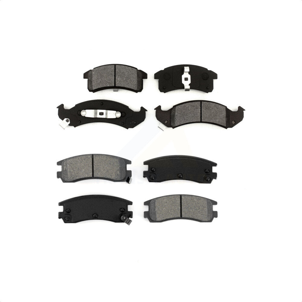 Front Rear Semi-Metallic Brake Pads Kit For Cadillac DeVille Eldorado Seville Buick Riviera Oldsmobile Aurora KSM-100278