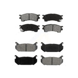 Front Rear Semi-Metallic Brake Pads Kit For Mazda 626 Ford Probe MX-6 KSM-100281