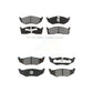 Front Rear Semi-Metallic Brake Pads Kit For Chrysler Dodge Intrepid 300M Concorde LHS Neon Plymouth Eagle Vision New Yorker KSM-100283