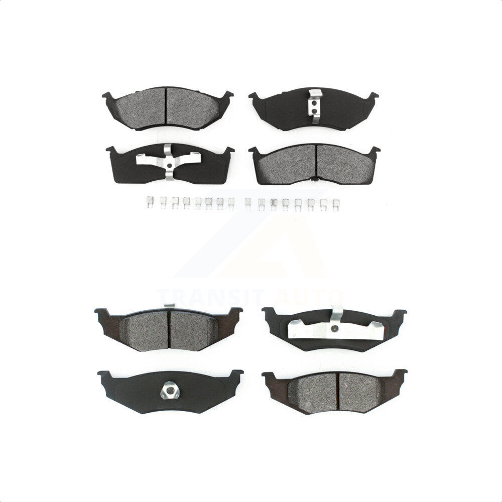 Front Rear Semi-Metallic Brake Pads Kit For Chrysler Dodge Intrepid 300M Concorde LHS Neon Plymouth Eagle Vision New Yorker KSM-100283
