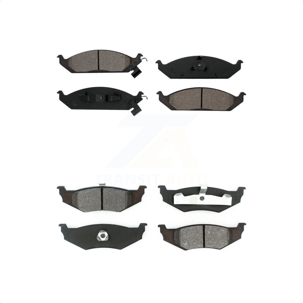 Front Rear Semi-Metallic Brake Pads Kit For Chrysler Sebring Dodge Stratus Cirrus Plymouth Breeze KSM-100284