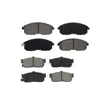 Front Rear Semi-Metallic Brake Pads Kit For Nissan Altima Maxima Sentra Infiniti I30 G20 Altra EV INFINITI KSM-100288