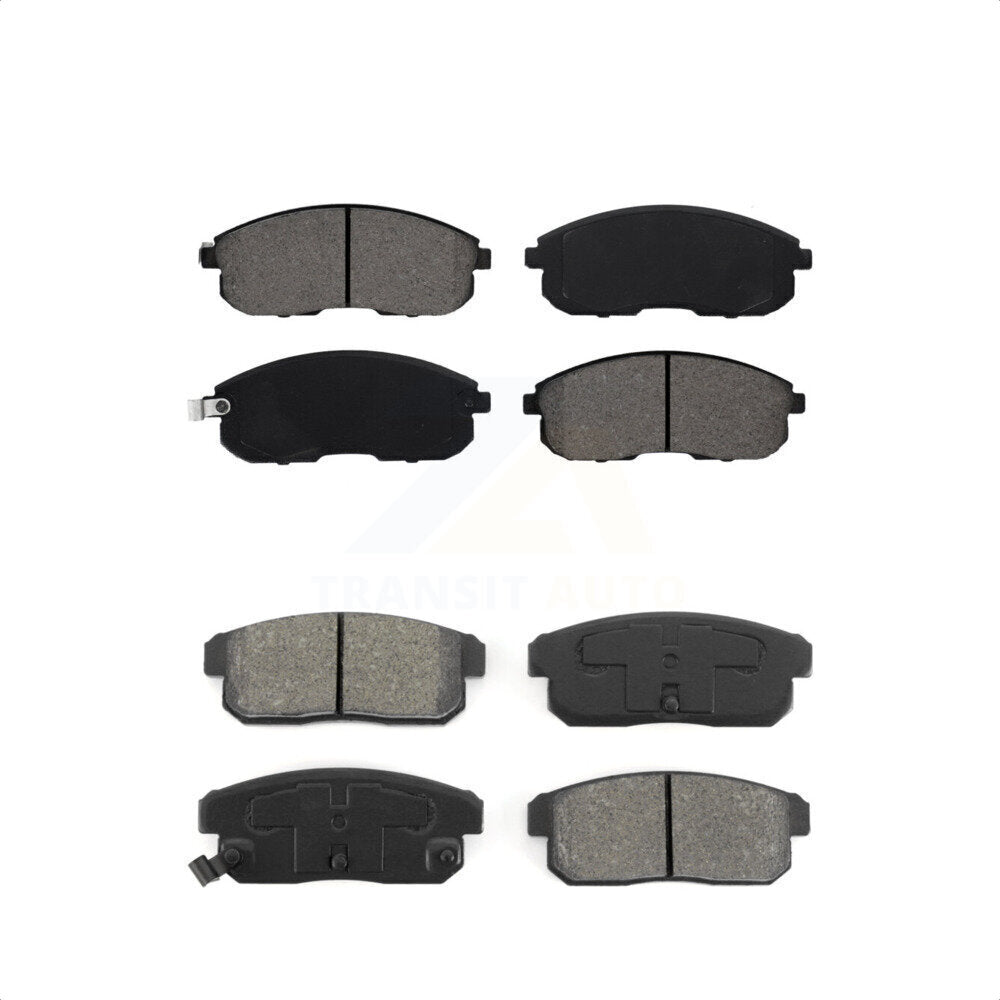 Front Rear Semi-Metallic Brake Pads Kit For Nissan Sentra INFINITI G20 KSM-100289