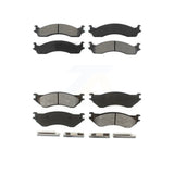 Front Rear Semi-Metallic Brake Pads Kit For 2001-2002 Dodge Ram 2500 3500 KSM-100291