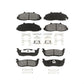 Front Rear Semi-Metallic Brake Pads Kit For Ford F-150 Heritage Lincoln Blackwood KSM-100294