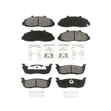 Front Rear Semi-Metallic Brake Pads Kit For Ford F-150 Heritage Lincoln Blackwood KSM-100294