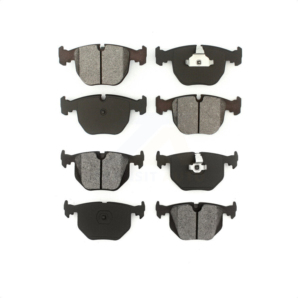 Front Rear Semi-Metallic Brake Pads Kit For BMW X5 740iL Land Rover Range 740i M5 KSM-100296
