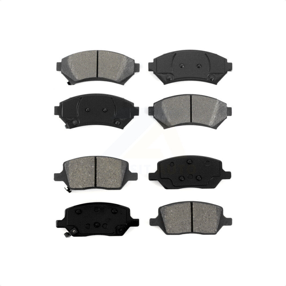 Front Rear Semi-Metallic Brake Pads Kit For 2005 Pontiac Montana FWD KSM-100300