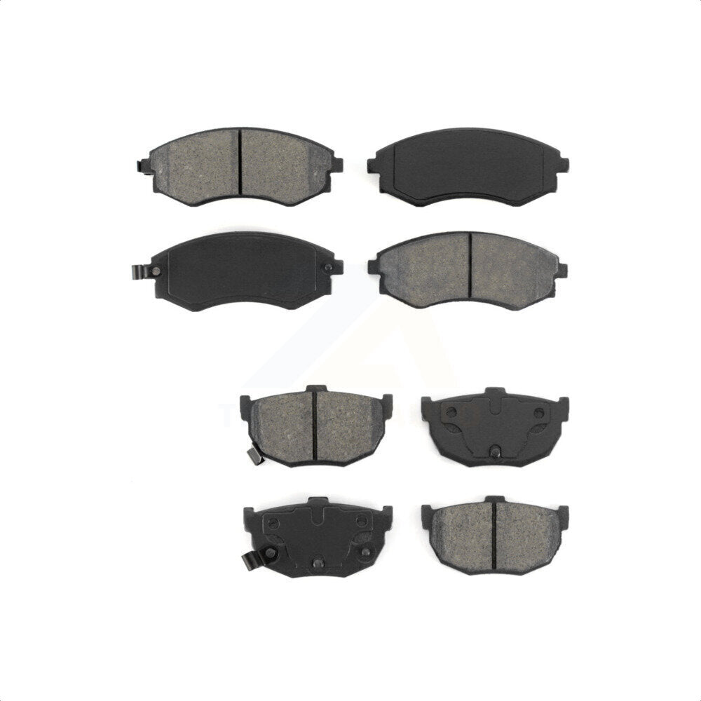 Front Rear Semi-Metallic Brake Pads Kit For Hyundai Elantra Tiburon KSM-100302