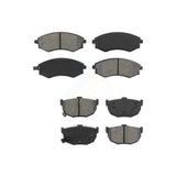 Front Rear Semi-Metallic Brake Pads Kit For Hyundai Elantra Tiburon KSM-100302