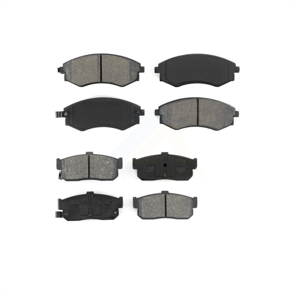 Front Rear Semi-Metallic Brake Pads Kit For INFINITI G20 KSM-100303