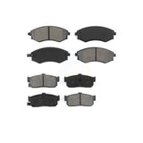 Front Rear Semi-Metallic Brake Pads Kit For INFINITI G20 KSM-100303
