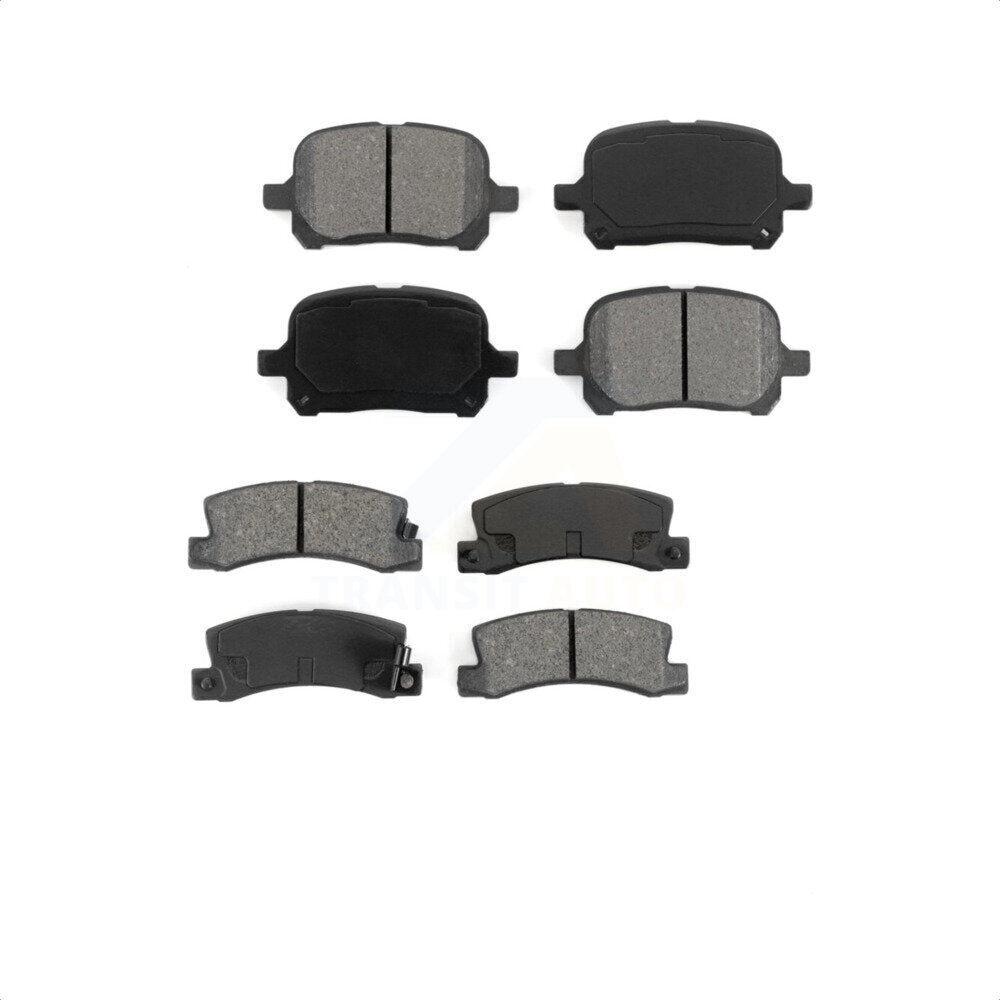 Front Rear Semi-Metallic Brake Pads Kit For Toyota Camry Lexus RX300 ES300 Solara KSM-100306