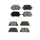 Front Rear Semi-Metallic Brake Pads Kit For Toyota Camry Lexus ES300 KSM-100309
