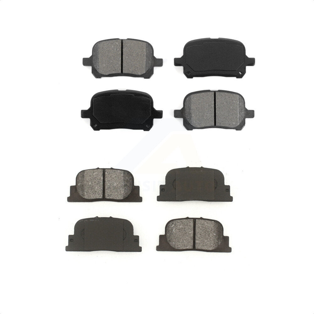 Front Rear Semi-Metallic Brake Pads Kit For Toyota Camry Lexus ES300 KSM-100309