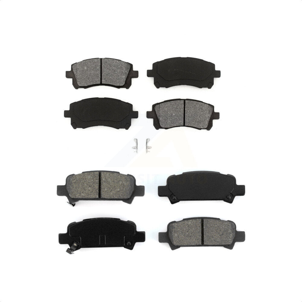Front Rear Semi-Metallic Brake Pads Kit For Subaru Outback Forester Impreza Legacy KSM-100311