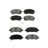 Front Rear Semi-Metallic Brake Pads Kit For Subaru Outback Forester Impreza Legacy KSM-100311