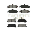 Front Rear Semi-Metallic Brake Pads Kit For Pontiac Grand Am Oldsmobile Alero Cutlass KSM-100315